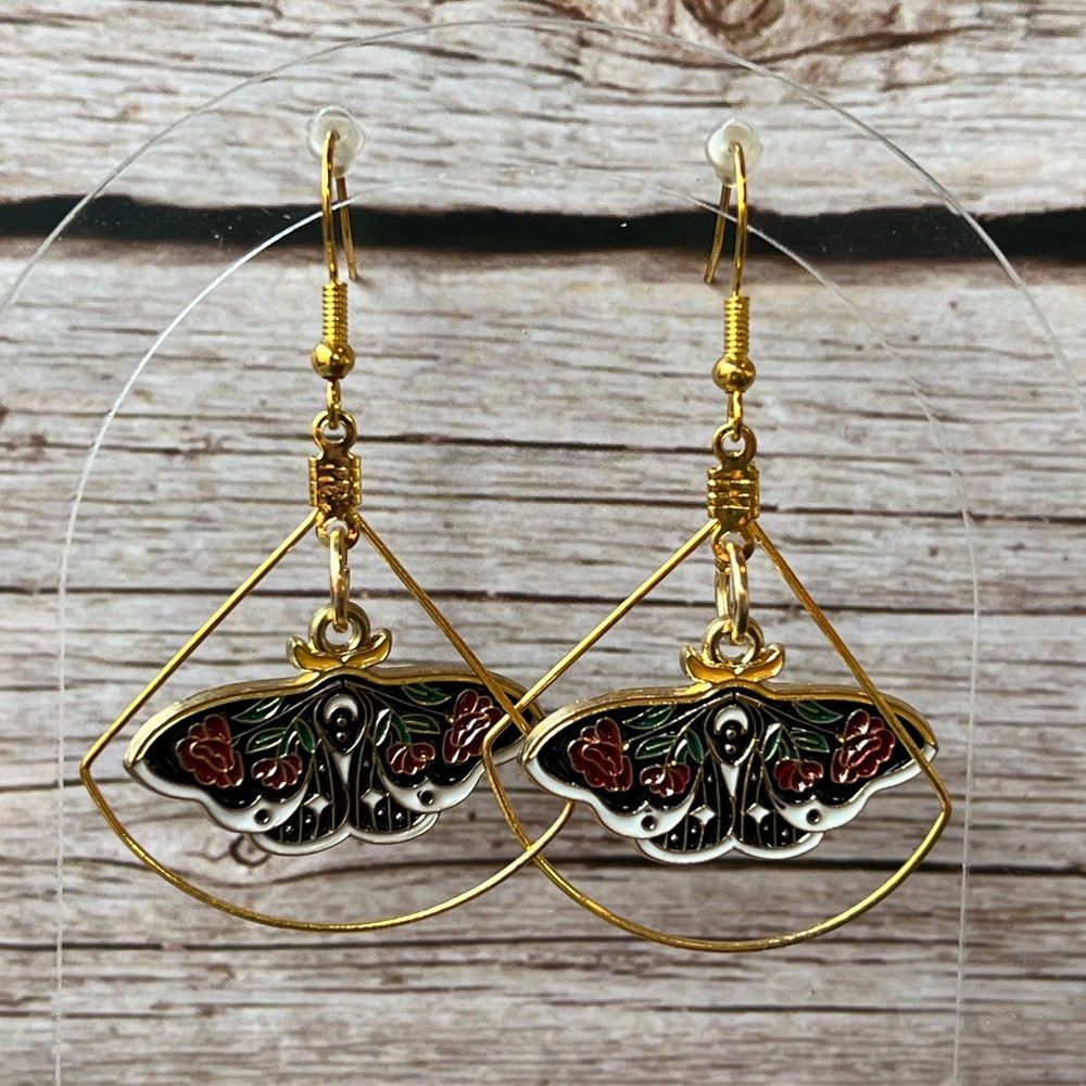 Moth Earrings